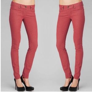 Paige Verdugo Ultra Skinny jeans in Vintage Red